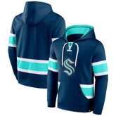 Seattle Kraken Fanatics Powerplay Warrior Pullover Hoodie - NHL Hoodies