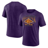 Heather Purple Phoenix Suns True Classics Power Phase Tri-Blend T-Shirt | NBA