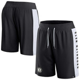 Black Brooklyn Nets Referee Iconic Mesh Shorts | NBA