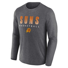 Heathered Charcoal Phoenix Suns Where Legends Play Iconic Practice Long Sleeve T-Shirt | NBA