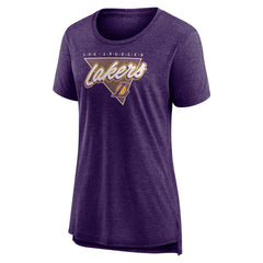 Heathered Purple Los Angeles Lakers Women's True Classics Tri-Blend T-Shirt | NBA