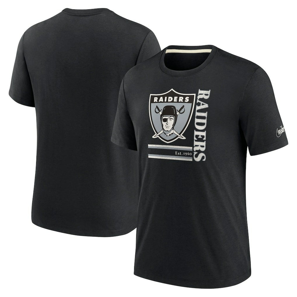 Las Vegas Raiders Wordmark Logo Tri-Blend T-Shirt | NFL US