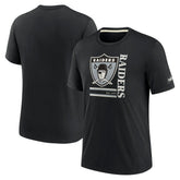 Las Vegas Raiders Wordmark Logo Tri-Blend T-Shirt | NFL US