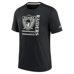 Las Vegas Raiders Wordmark Logo Tri-Blend T-Shirt | NFL US