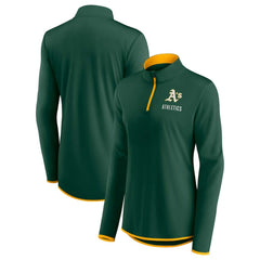Athletics Fanatics Women's Worth The Drive Quarter-Zip Jacket - MLB Jackets
