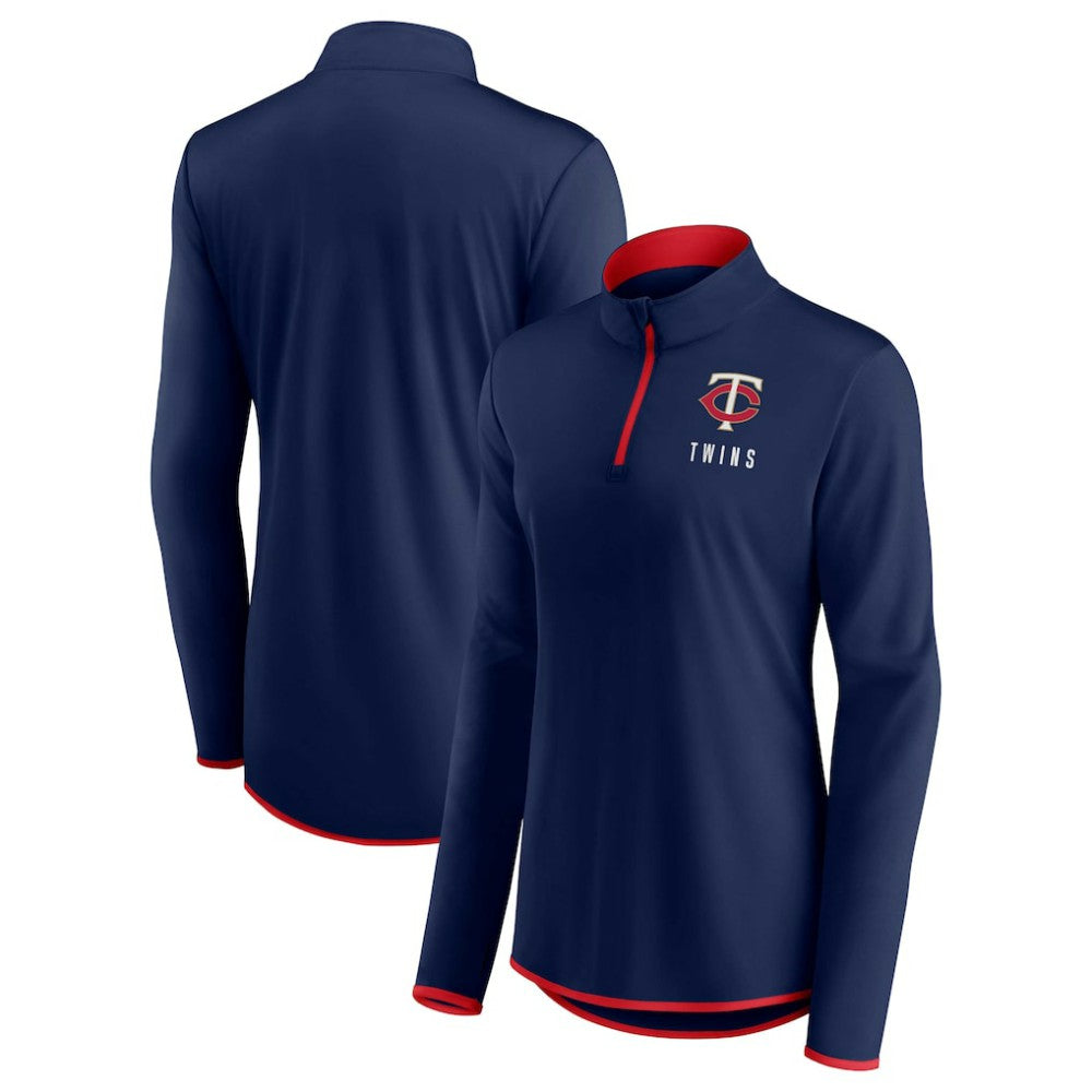 Minnesota Twins Fanatics Women's Worth The Drive Quarter-Zip Jacket - MLB Jackets