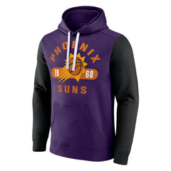 Purple/Black Phoenix Suns Attack Colorblock Pullover Hoodie | NBA