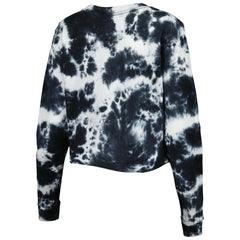 Black Chicago Bulls Women's Tie Dye Cropped Long Sleeve T-Shirt sale | NBA