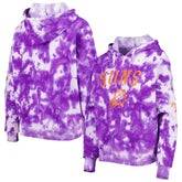 Purple Phoenix Suns Women's Brushed Cotton Tie-Dye Pullover Hoodie | NBA