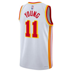 White Trae Young Atlanta Hawks Unisex Swingman Jersey | NBA