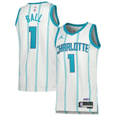 White LaMelo Ball Charlotte Hornets Jordan Brand Unisex Swingman Jersey | NBA