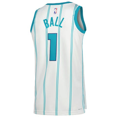 White LaMelo Ball Charlotte Hornets Jordan Brand Unisex Swingman Jersey | NBA