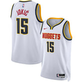 White Nikola Jokic Denver Nuggets Unisex Swingman Jersey sale | NBA