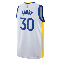 White Stephen Curry Golden State Warriors Unisex Swingman Jersey sale | NBA