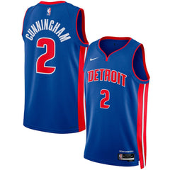 Blue Cade Cunningham Detroit Pistons Unisex Swingman Jersey | NBA
