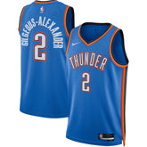 Blue Shai Gilgeous-Alexander Oklahoma City Thunder Unisex Swingman Jersey | NBA