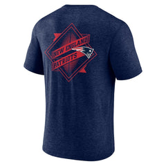 New England Patriots Diamond Scroll Tri-Blend T-Shirt | NFL Sale