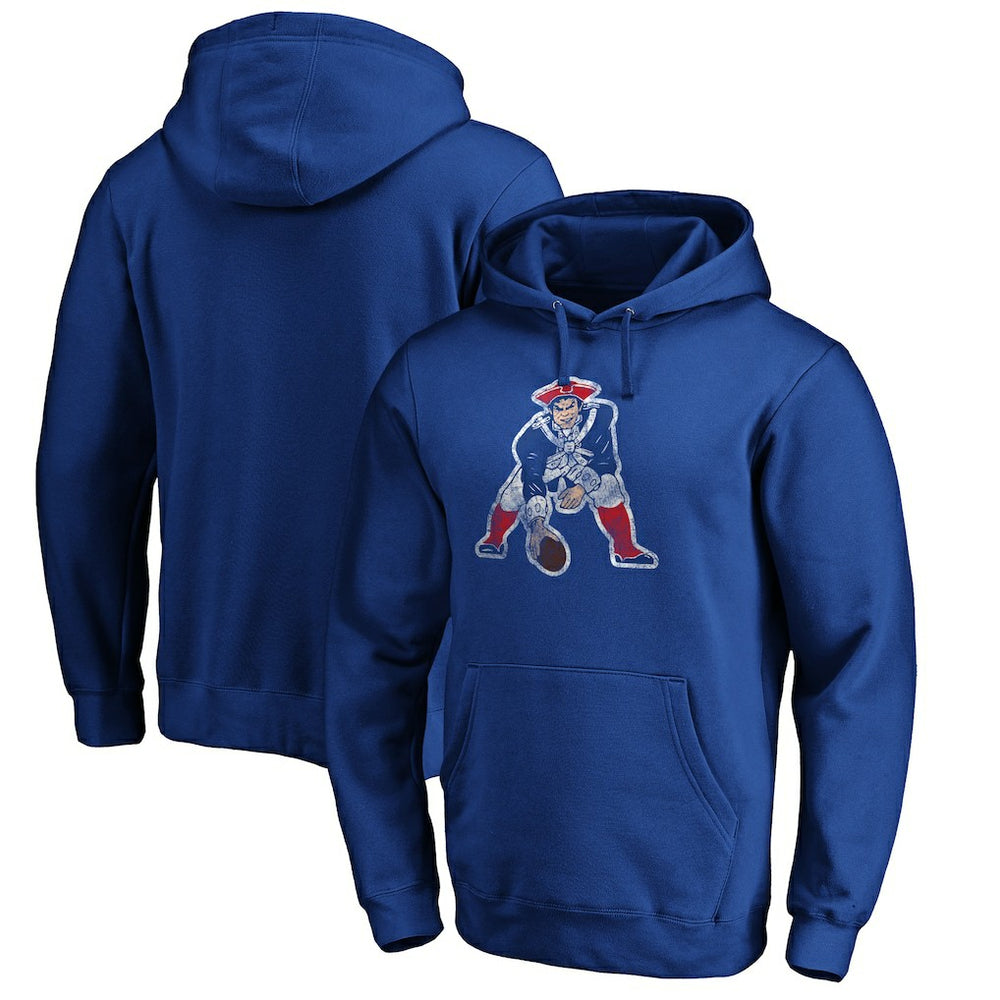 New England Patriots Throwback Logo Pullover Hoodie | NFL Outlet