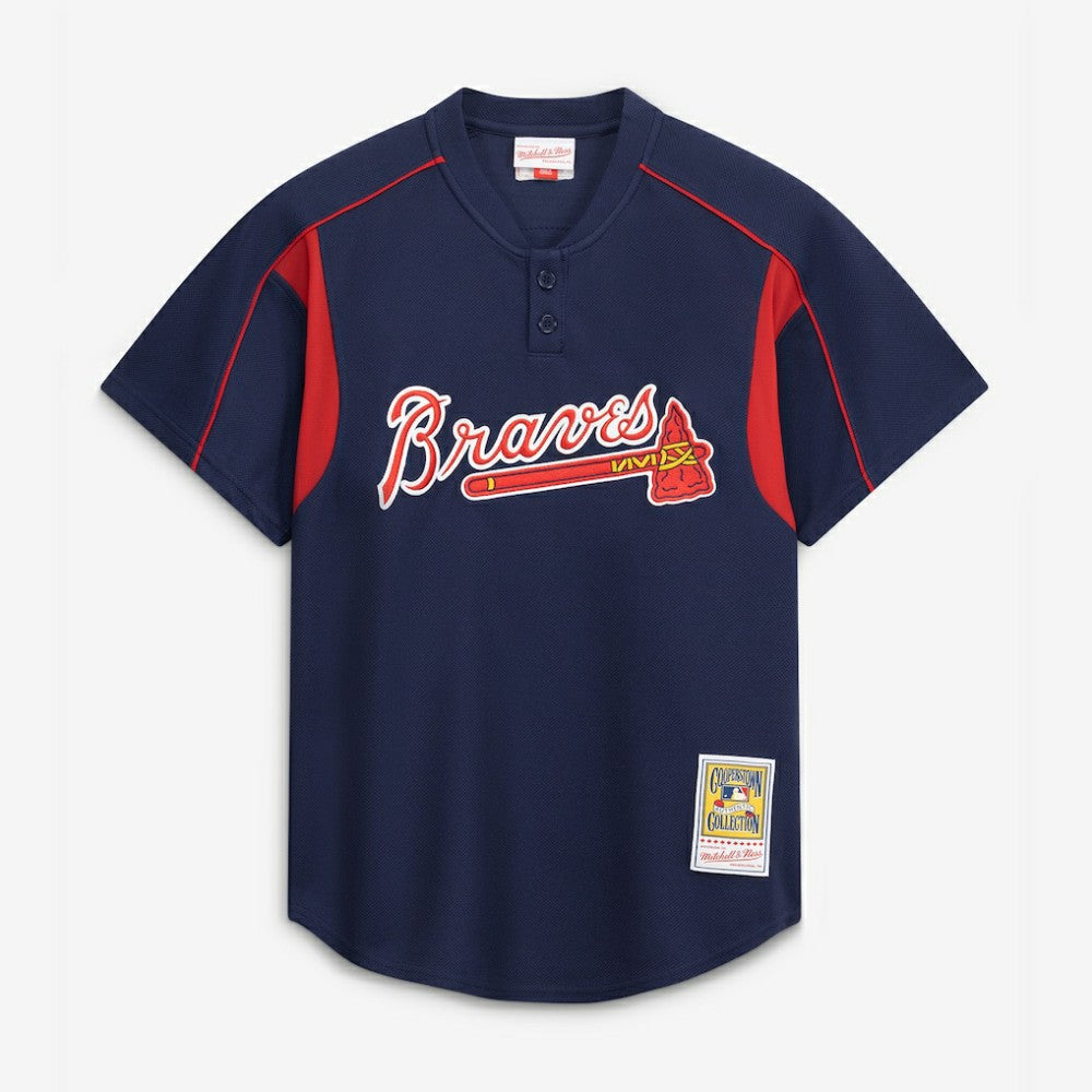 Chipper Jones Atlanta Braves Mitchell & Ness Authentic Batting Practice Jersey - MLB Jerseys