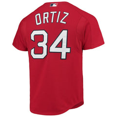 David Ortiz Boston Red Sox Mitchell & Ness Cooperstown Collection Mesh Batting Practice Button-Up Jersey - MLB Jerseys