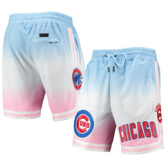 Chicago Cubs Pro Standard Team Logo Pro Ombre Shorts - MLB Shorts