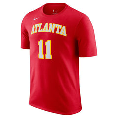 Red Trae Young Atlanta Hawks Icon 2022/23 Name & Number T-Shirt | NBA
