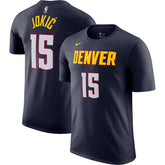 Navy Nikola Jokic Denver Nuggets Icon 2022/23 Name & Number T-Shirt sale | NBA