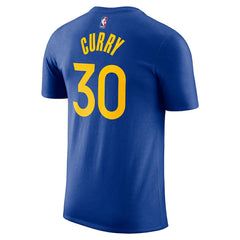 Royal Stephen Curry Golden State Warriors Icon 2022/23 Name & Number T-Shirt sale | NBA