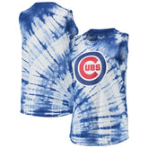 Chicago Cubs Touch Women's Money Ball Tie-Dye Tank Top - MLB Tanks