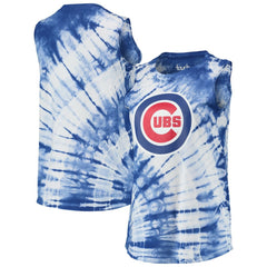 Chicago Cubs Touch Women's Money Ball Tie-Dye Tank Top - MLB Tanks