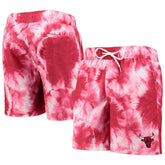 Red Chicago Bulls G-III Sports by Carl Banks Splash Volley Swim Shorts | NBA