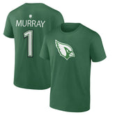 Arizona Cardinals Kyler Murray St. Patrick's Day Icon Player T-Shirt | NFL Sale