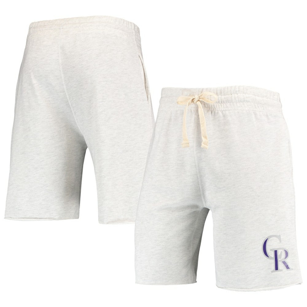 Colorado Rockies Concepts Sport Mainstream Terry Tri-Blend Shorts - MLB Shorts