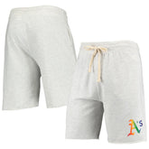 Athletics Concepts Sport Mainstream Logo Terry Tri-Blend Shorts - MLB Shorts