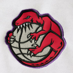 Purple Toronto Raptors Hardwood Classics Fusion 2.0 Colorblock Pullover Hoodie | NBA