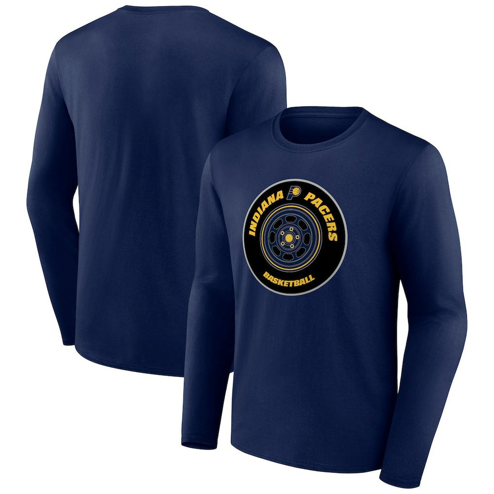 Navy Indiana Pacers Tip-Off Long Sleeve T-Shirt | NBA