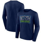 Navy Minnesota Timberwolves Tip-Off Long Sleeve T-Shirt | NBA