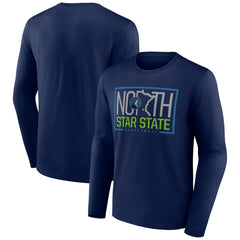Navy Minnesota Timberwolves Tip-Off Long Sleeve T-Shirt | NBA