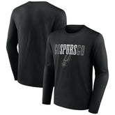 Black San Antonio Spurs Tip-Off Long Sleeve T-Shirt | NBA