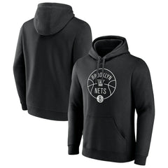 Black Brooklyn Nets Tip-Off Pullover Hoodie | NBA