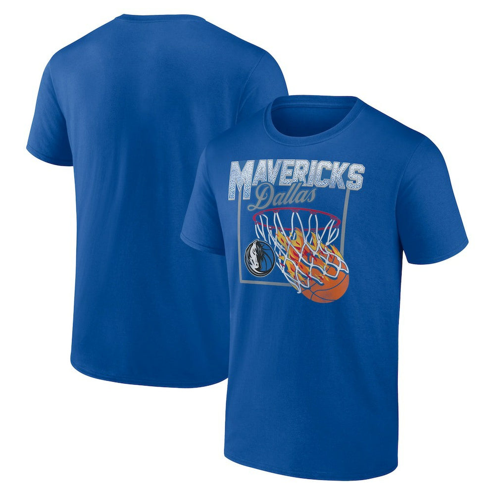 Blue Dallas Mavericks Alley Oop T-Shirt sale | NBA