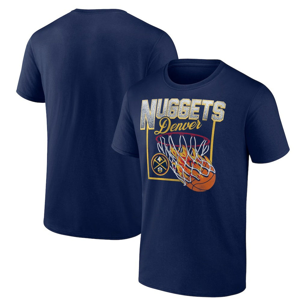 Navy Denver Nuggets Alley Oop T-Shirt sale | NBA