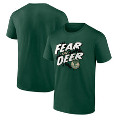 Hunter Green Milwaukee Bucks Tip-Off T-Shirt | NBA