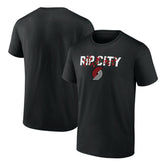 Black Portland Trail Blazers Tip-Off T-Shirt | NBA