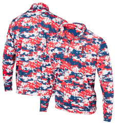 Texas Rangers Digital Camo Performance Quarter-Zip Pullover Jacket - MLB Jackets