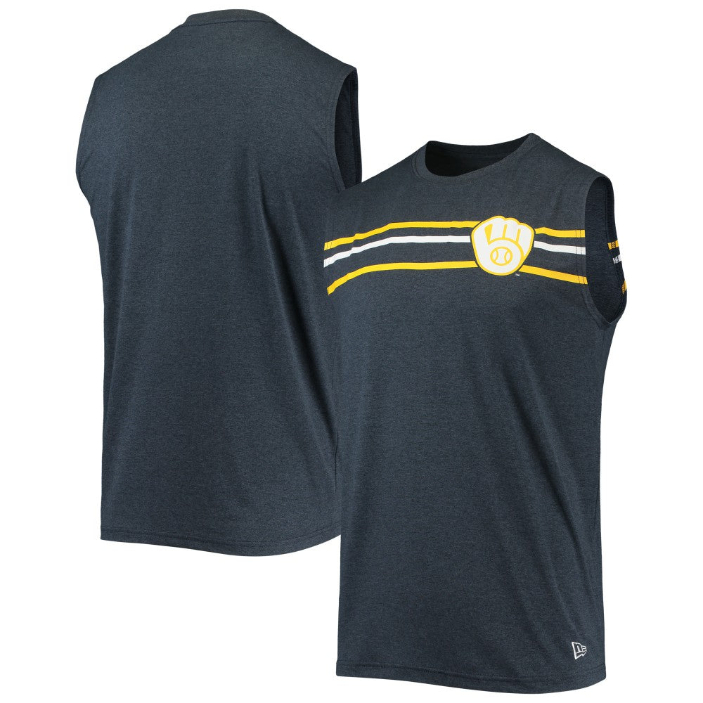 Milwaukee Brewers New Era Muscle Tank Top - MLB Tanks