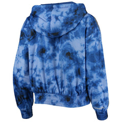 Royal Philadelphia 76ers Women's Galaxy Sublimated Windbreaker Pullover Full-Zip Hoodie | NBA