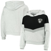 Heathered Gray Brooklyn Nets Girls Youth All Yours Pullover Hoodie | NBA