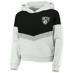 Heathered Gray Brooklyn Nets Girls Youth All Yours Pullover Hoodie | NBA