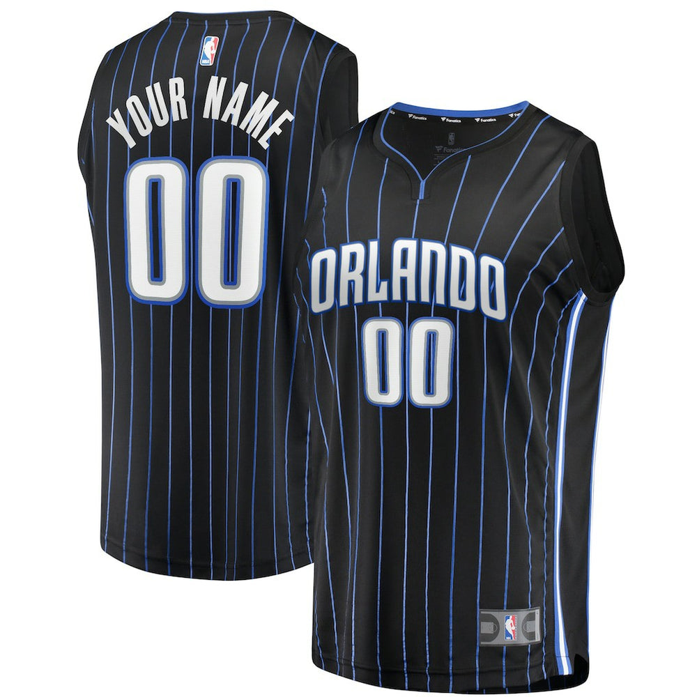 Icon Edition Orlando Magic Youth Fast Break Replica Custom Jersey Black | NBA